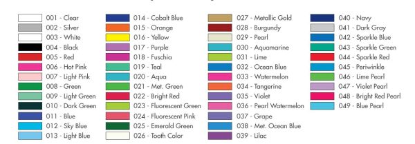 color ligatures
