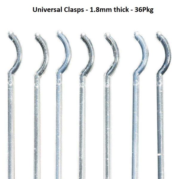 Universal Clasps 1.8mm thick 36Pkg 1009152