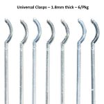 Universal Clasps 1.8mm thick 6Pkg 1009150